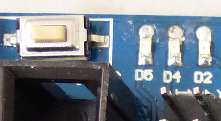File:LEDs on EP2C5 PCB.jpg
